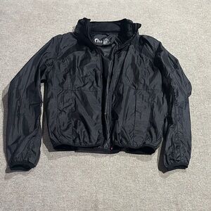 ZYIA Active Black Windbreaker Jacket